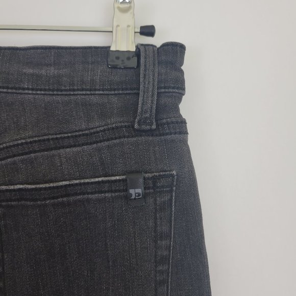 JOE'S Jeans Rise Skinny Ankle Frayed Hem Distressed Jean, Dark Gray - Picture 7 of 13